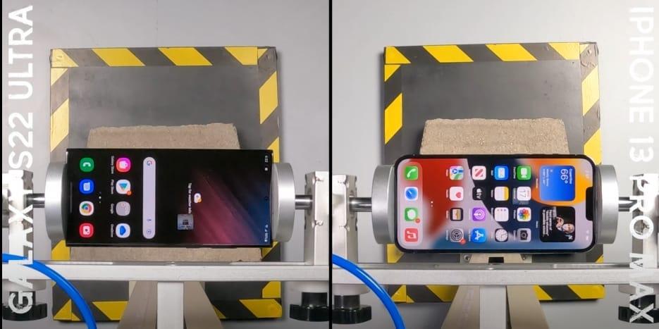 【快訊】iPhone 13 VS S22 Ultra誰最耐摔？實測結果看這裡