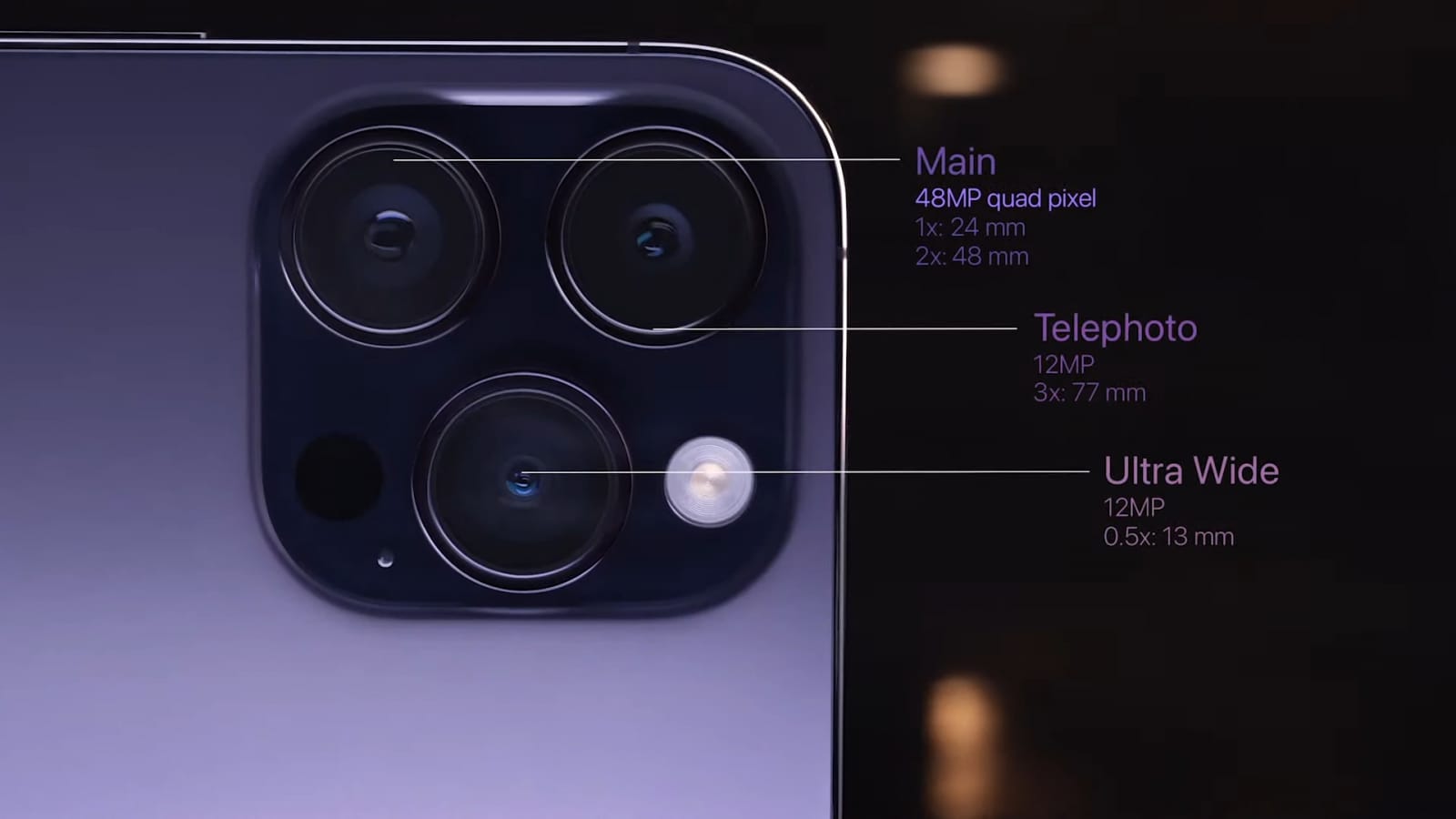 iPhone 14 vs iPhone 14 Pro相機規格功能差異