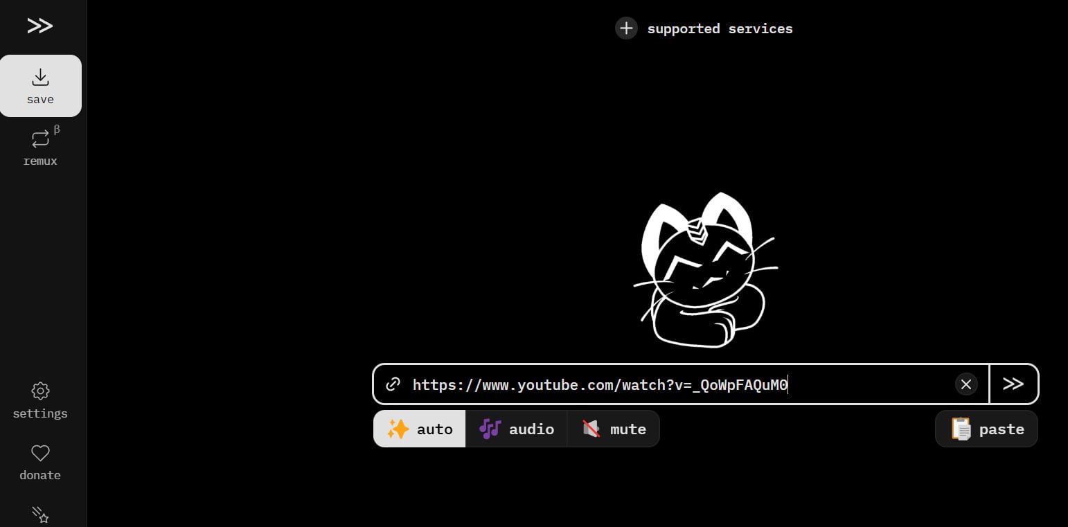 Cobalt.tools 無廣告YouTube影片下載器,介面乾淨簡單好用。