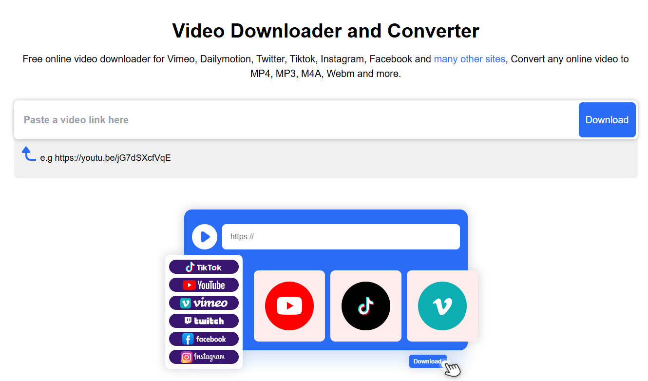 iViGo 繁體中文 YouTube 下載介面,無廣告操作簡易。