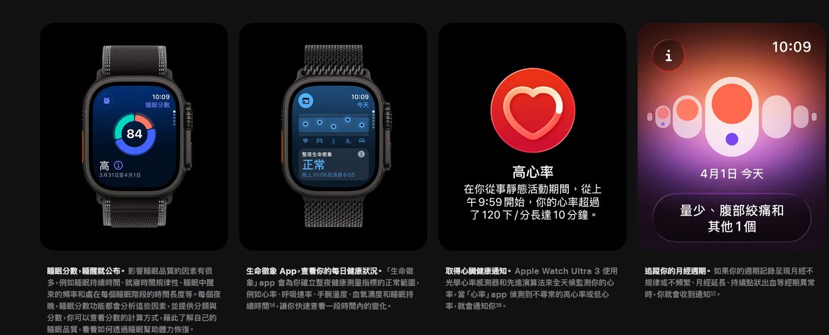 Apple Watch Ultra 3 功能