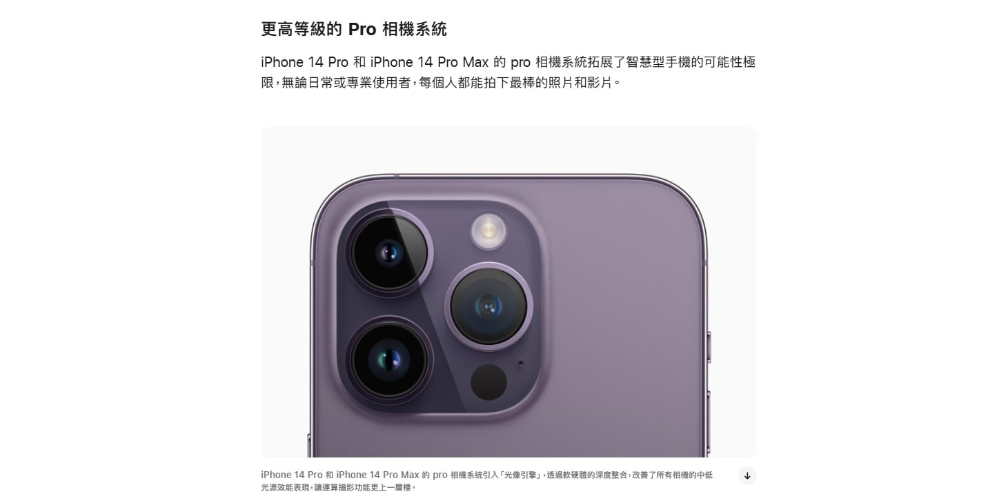 iPhone 14 Pro 相機