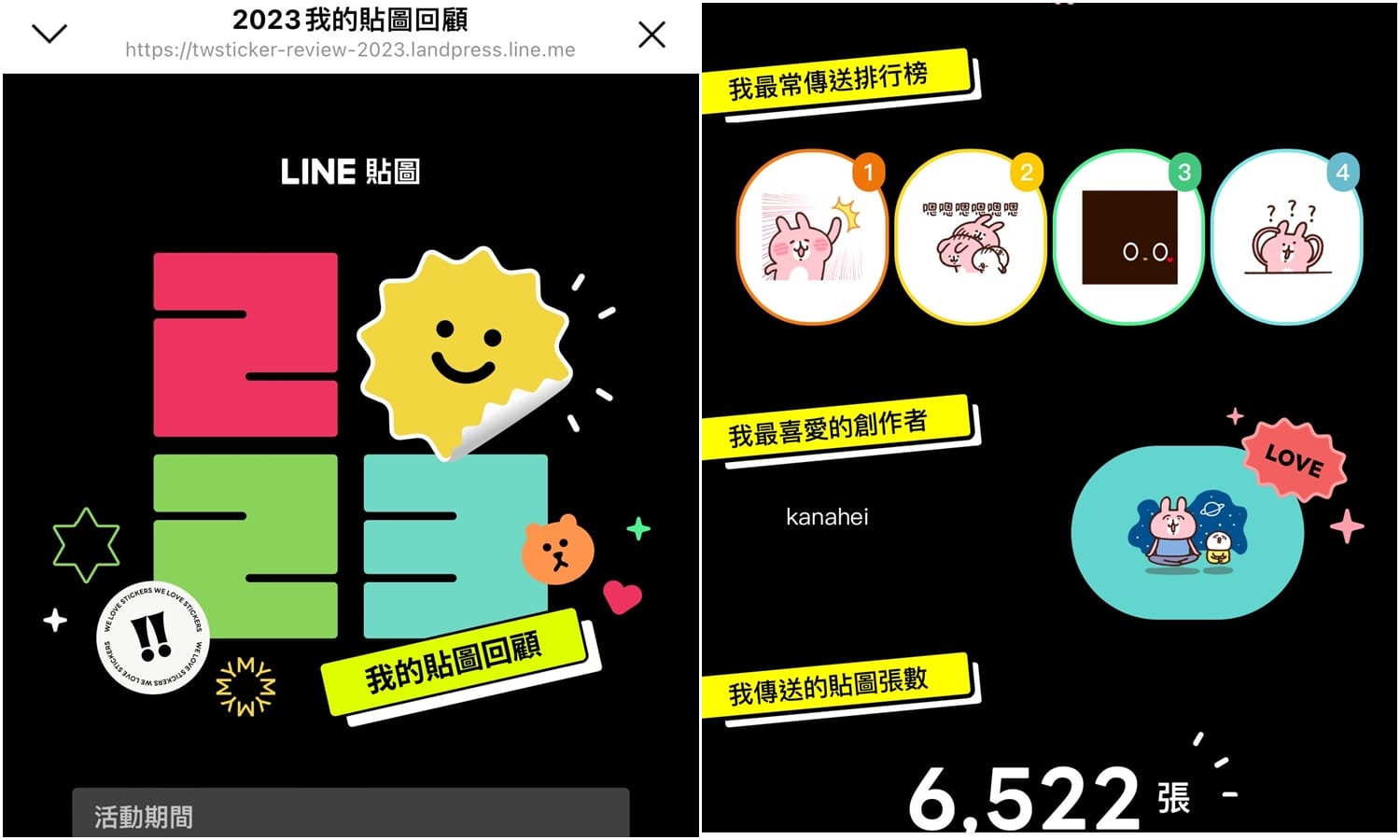 【科技新知】2023 LINE貼圖回顧！看看你今年最常用貼圖前3名有哪些？