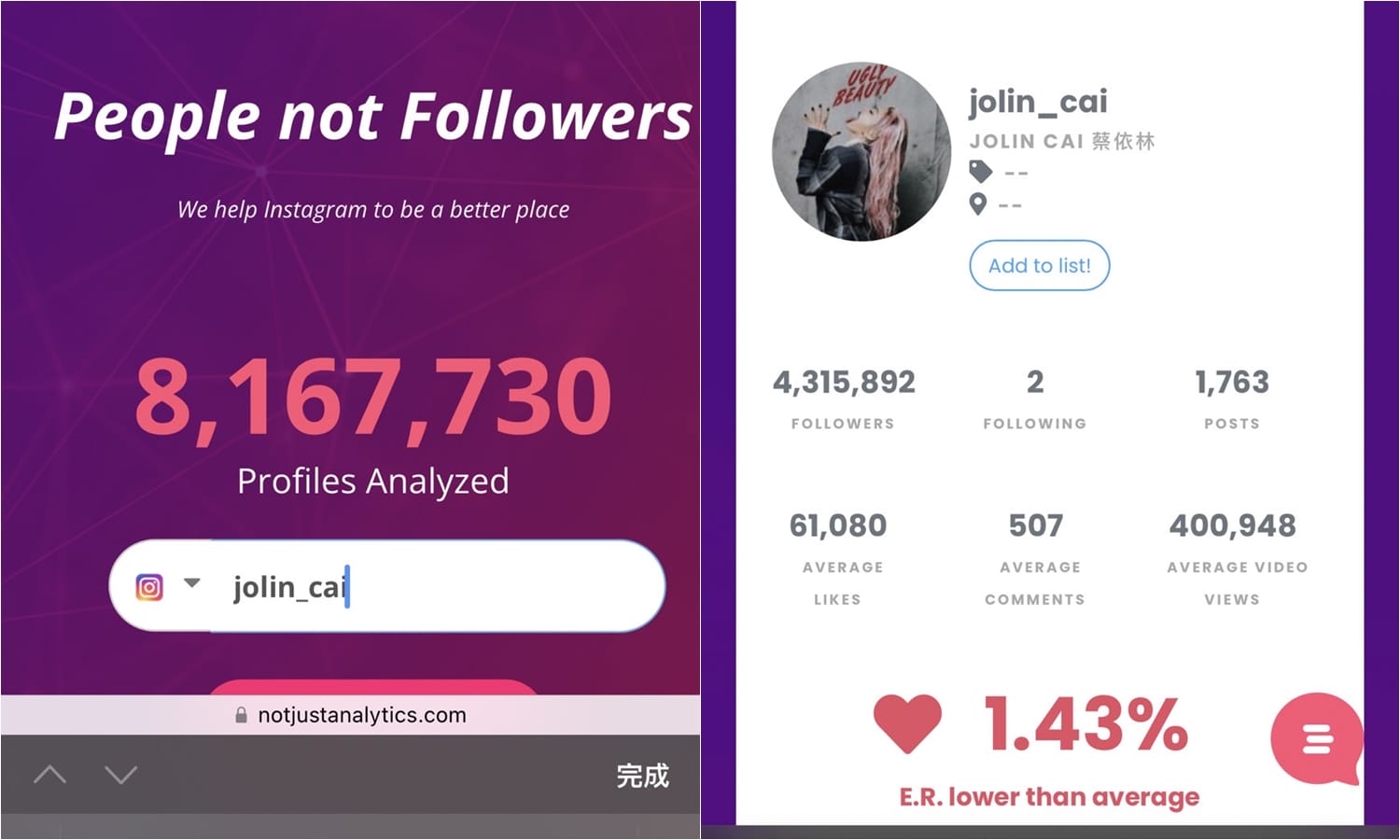 【科技新知】Instagram (IG)怎麼查看完整粉絲追蹤人數？一鍵查詢粉絲數變化！