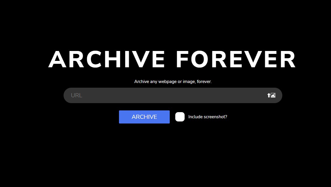 【科技新知】「Archive Forever」網頁備份工具 永久保存網站畫面內容！