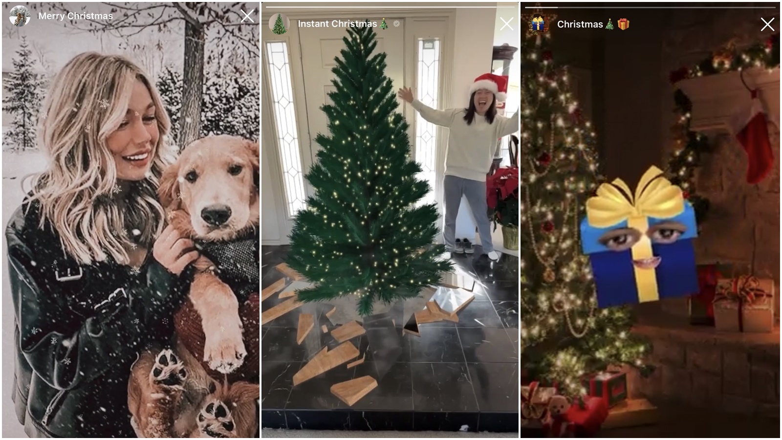 【科技新知】Instagram(IG)限動聖誕濾鏡精選！唯美雪花/搞笑/聖誕樹10種特效一次打包！