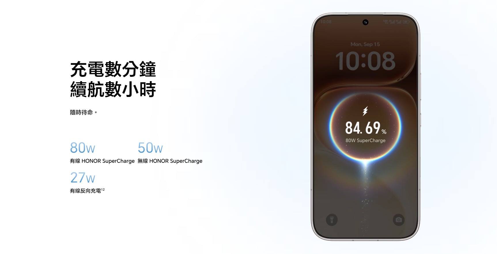 HONOR 600 Pro 充電