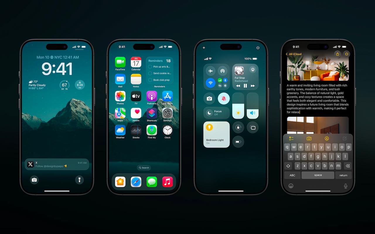 【手機專知】iPhone鎖定畫面變暗變黑?液態玻璃風格是什麼?怎麼改回來?