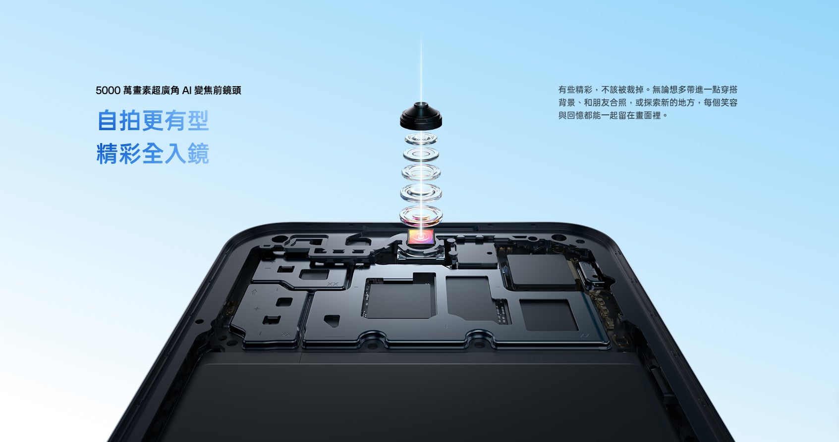 OPPO A7 Pro AI 前鏡頭