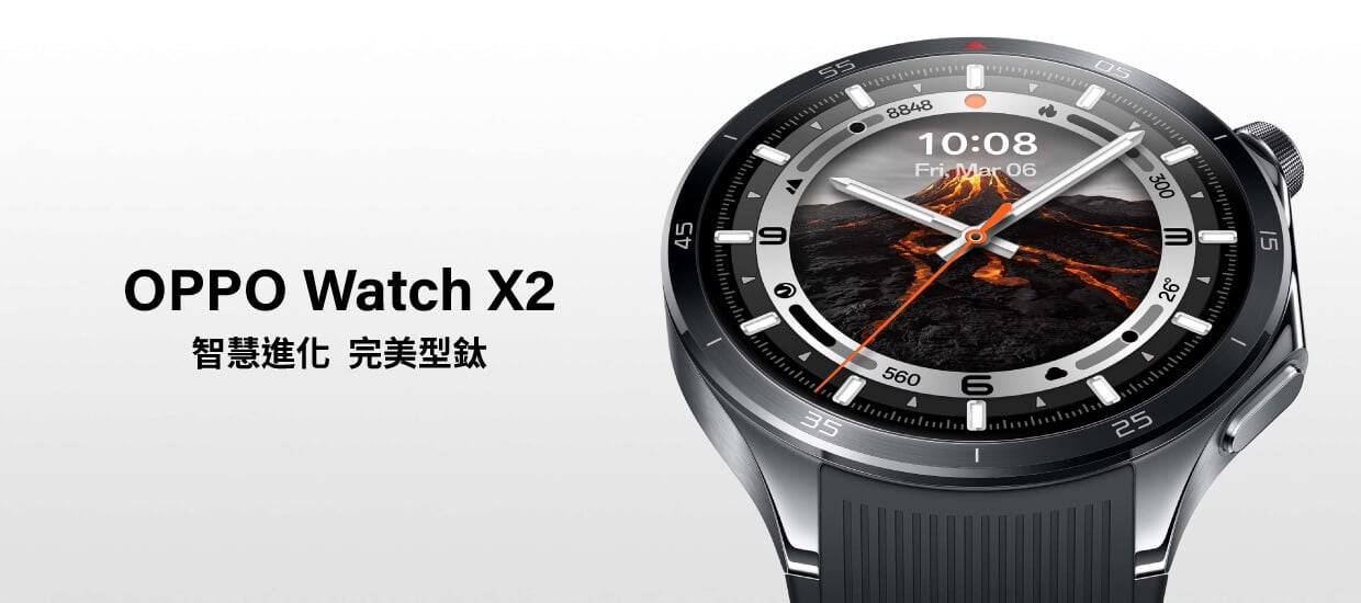 OPPO Watch X2 OPPO Watch X2 形象圖展示