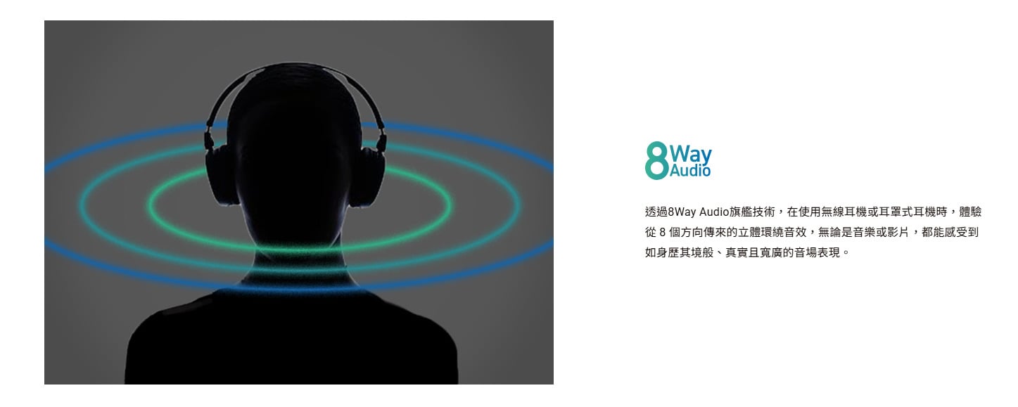 AQUOS wish5s 8way audio 音效