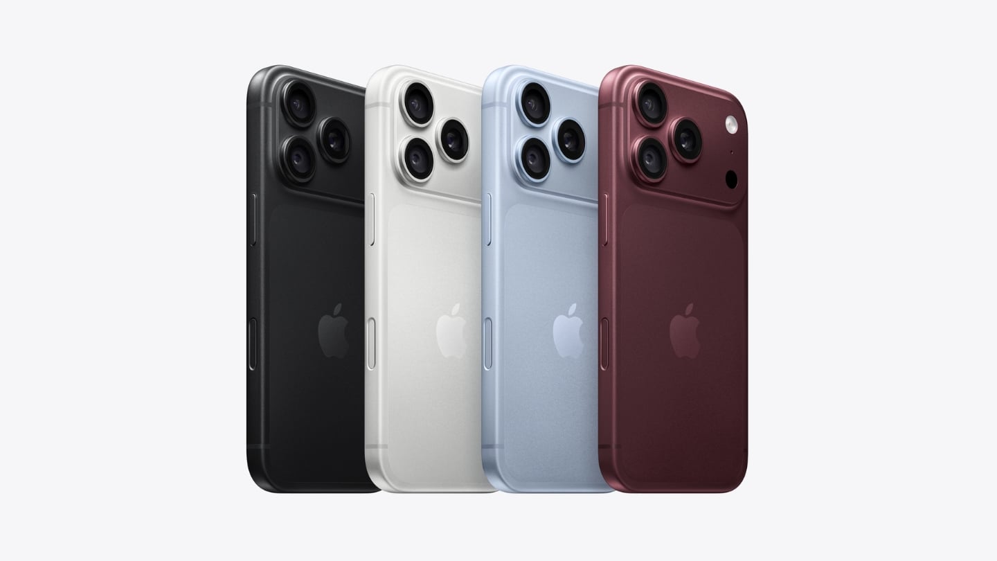 iPhone 18 Pro 黑色、銀色、冰川藍色、勃根地紅色
