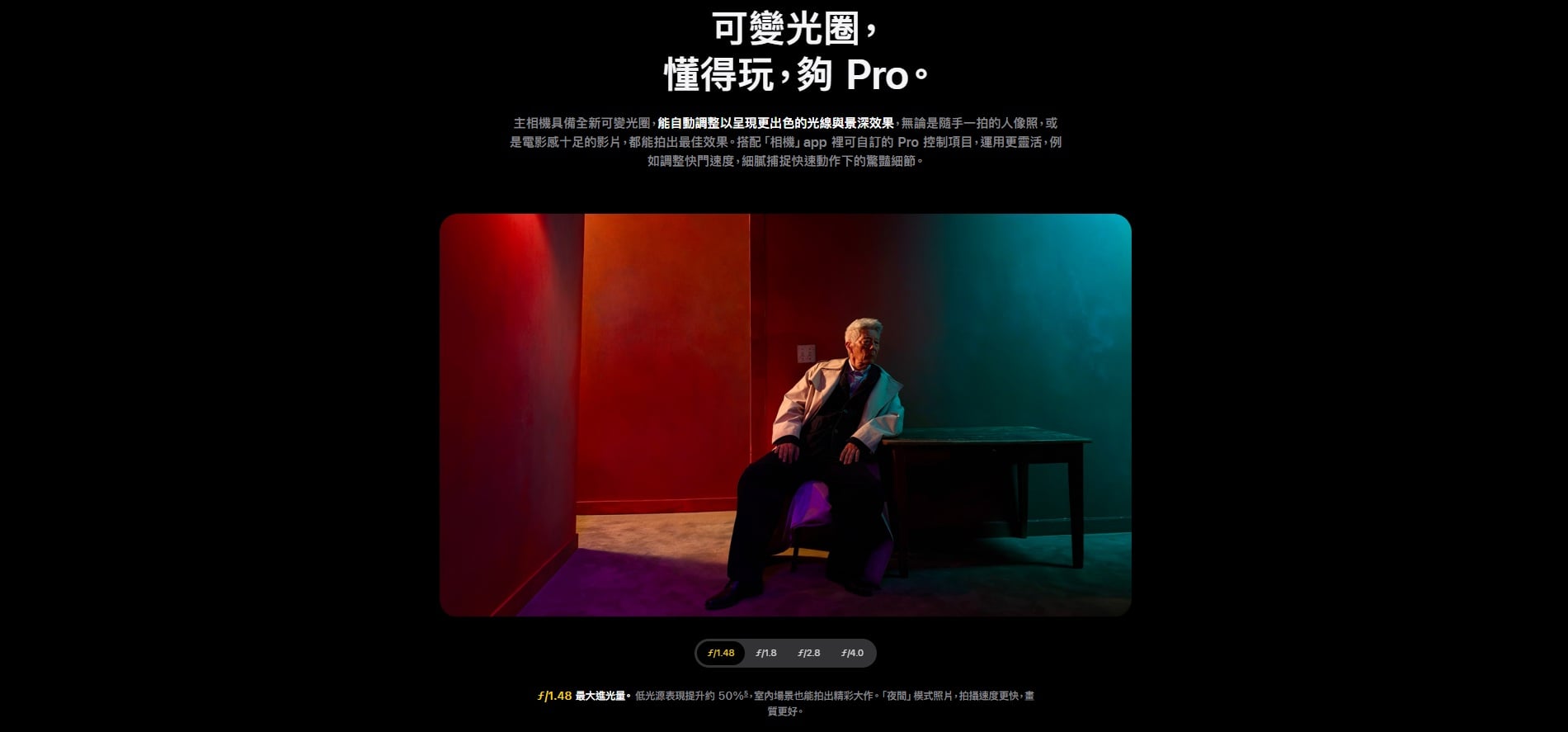 iPhone 18 Pro 可變光圈