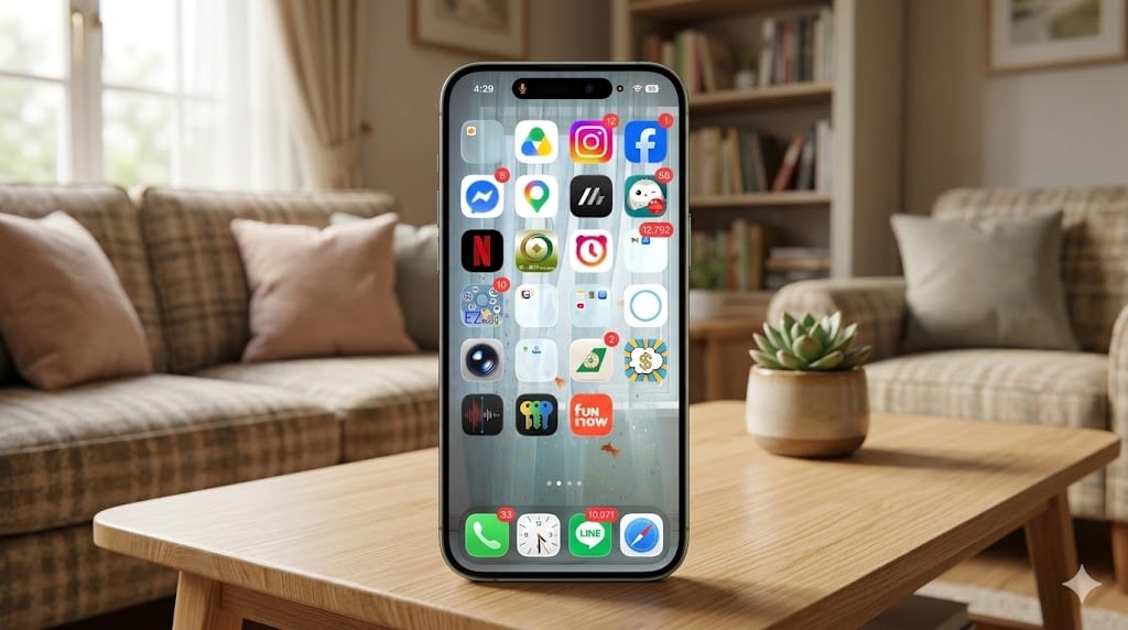iPhone App圖示放大與隱藏名稱教學，打造極簡高質感桌面
