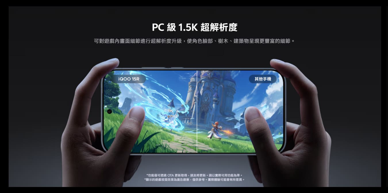 iQOO 15R 螢幕