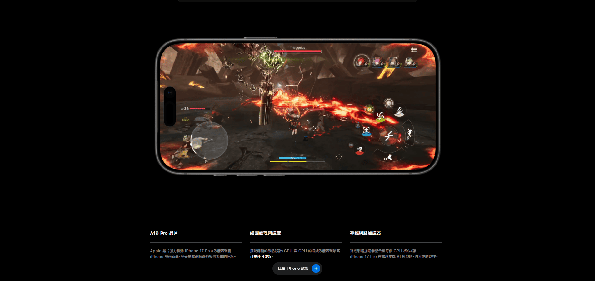 A19 Pro 帶來更強大的效能和遊戲體驗