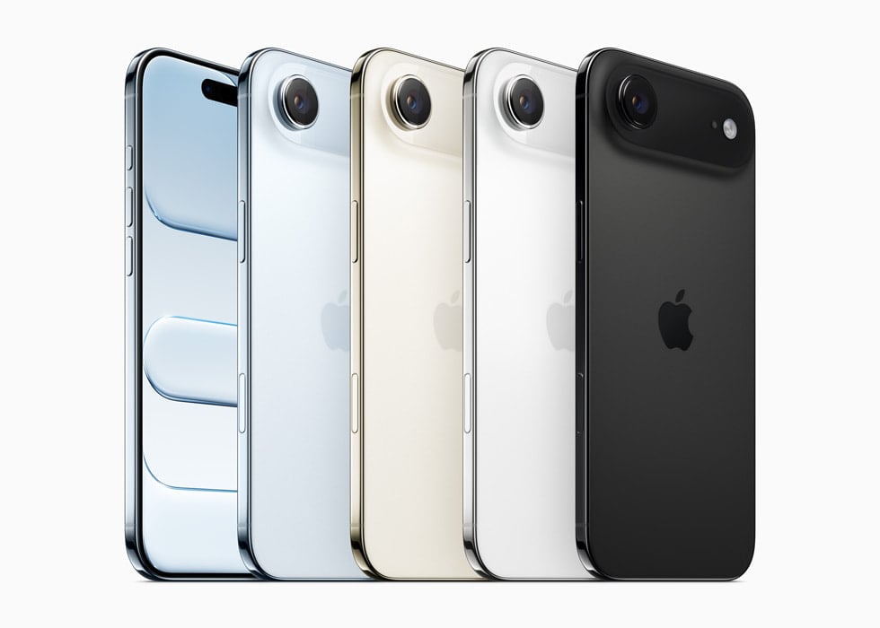 iPhone Air 系列顏色