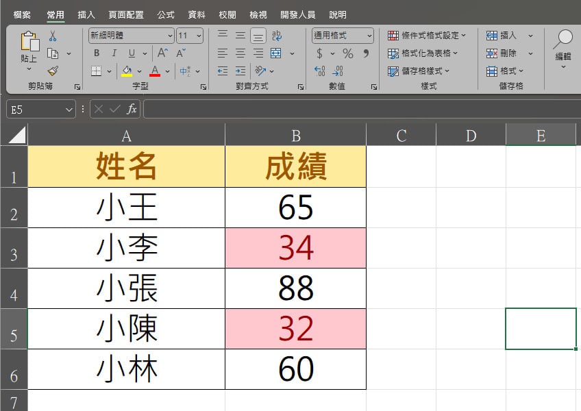 【科技新知】Excel如何設定條件格式？自動標記重點顏色！