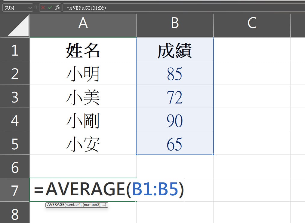 【科技新知】Excel如何計算平均值？AVERAGE 函數公式教學！