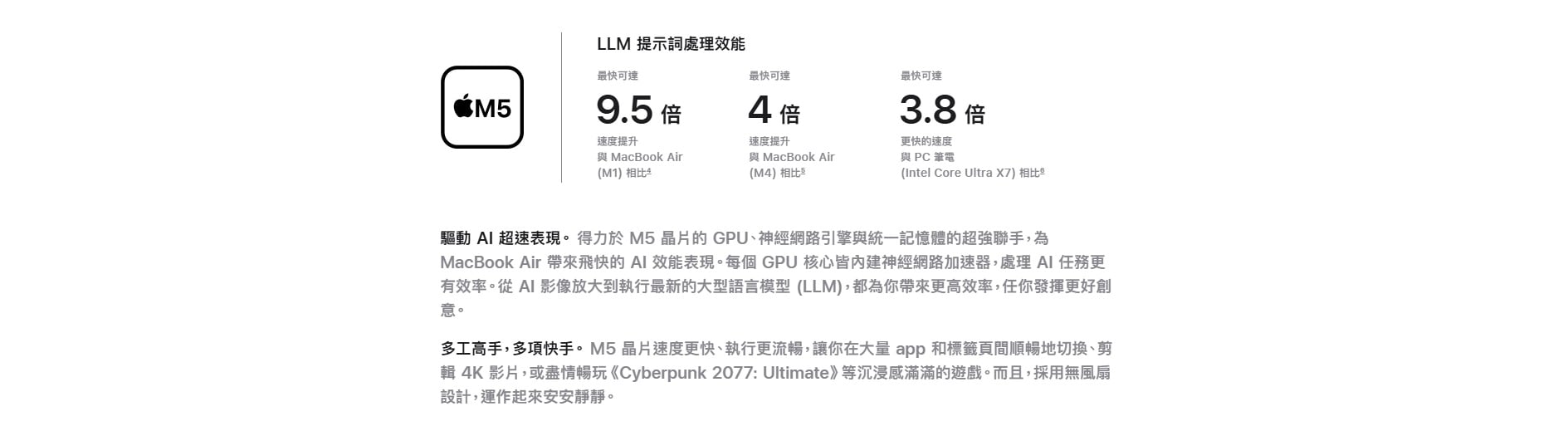 M5 晶片AI