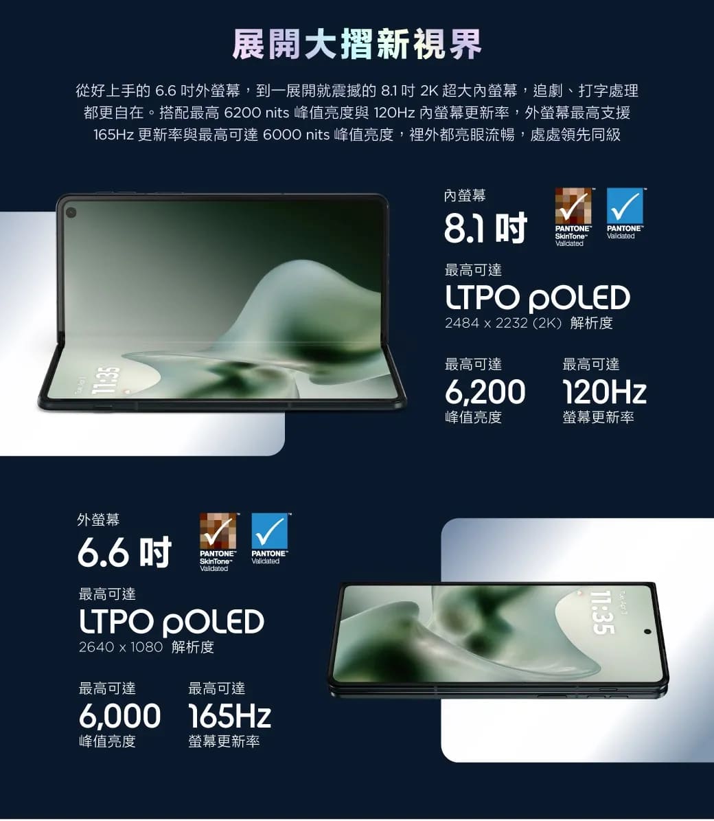 Motorola Razr Fold 螢幕