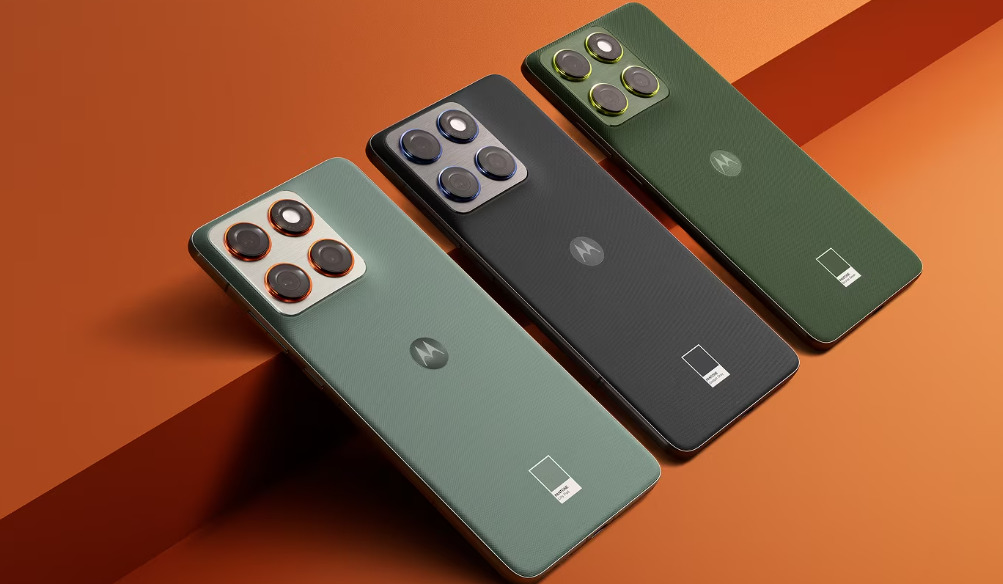 Motorola edge 70 全色系手機外觀,展現多款時尚機身顏色設計。