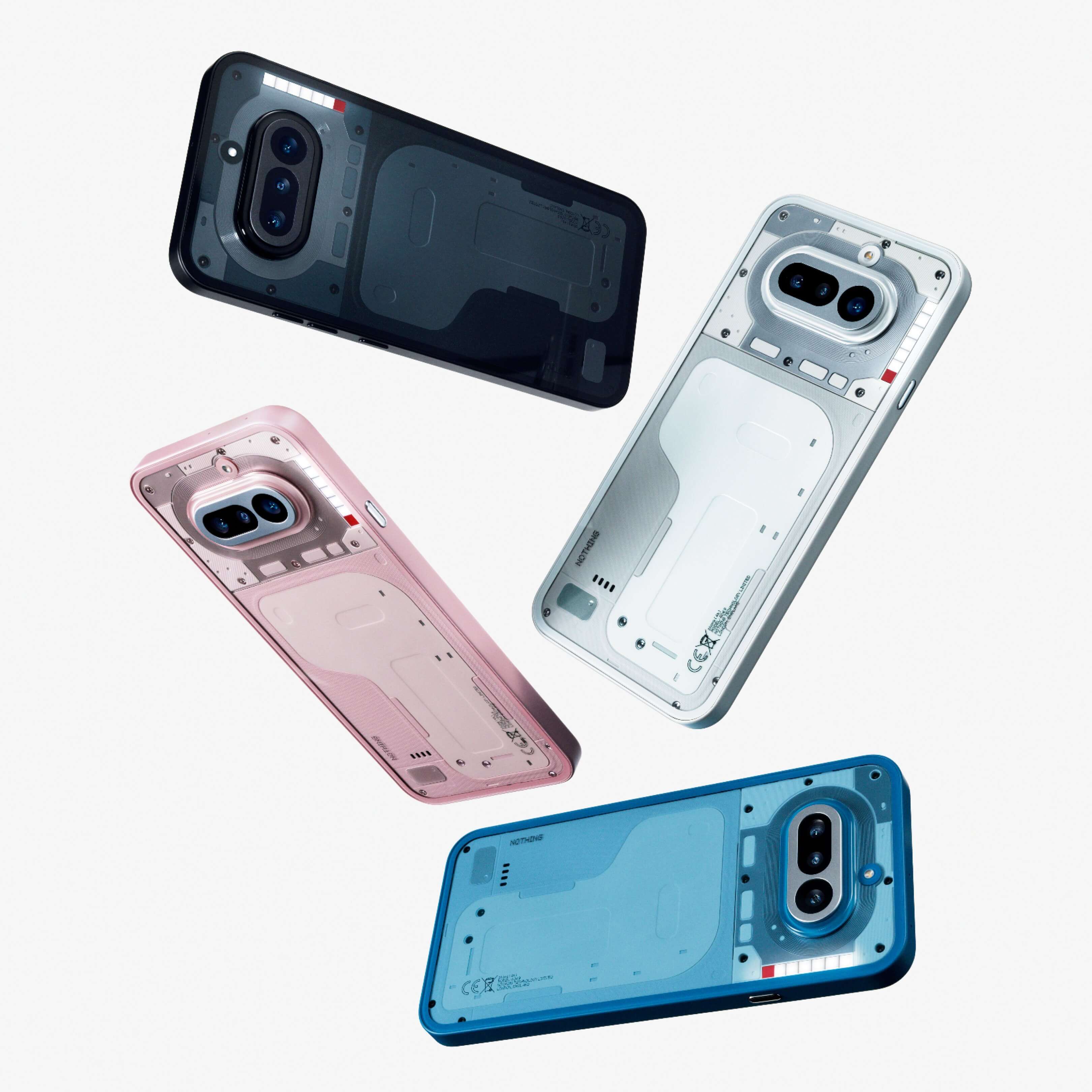 Nothing Phone (4a)外觀全色系展示，傑昇通信帶你看絕美設計。
