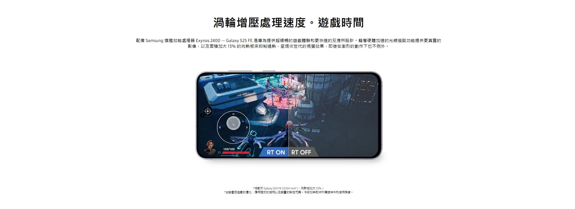 S25 FE 處理器