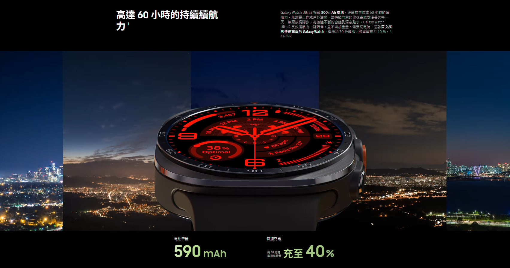 三星 Watch Ultra 2 電池
