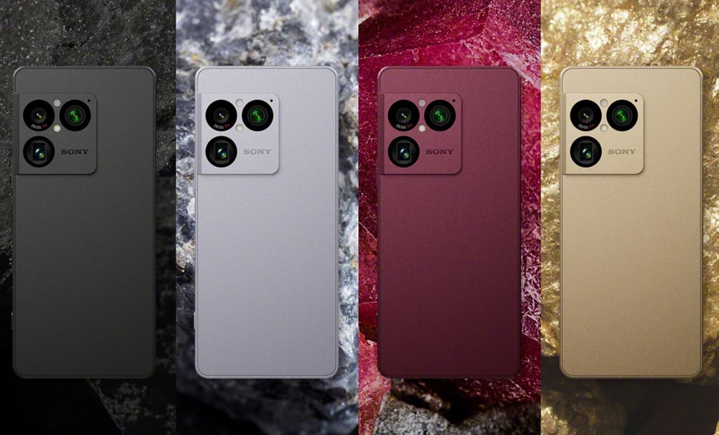 SONY Xperia 1 VIII手機外觀設計與顏色展示，實機質感質感呈現。
