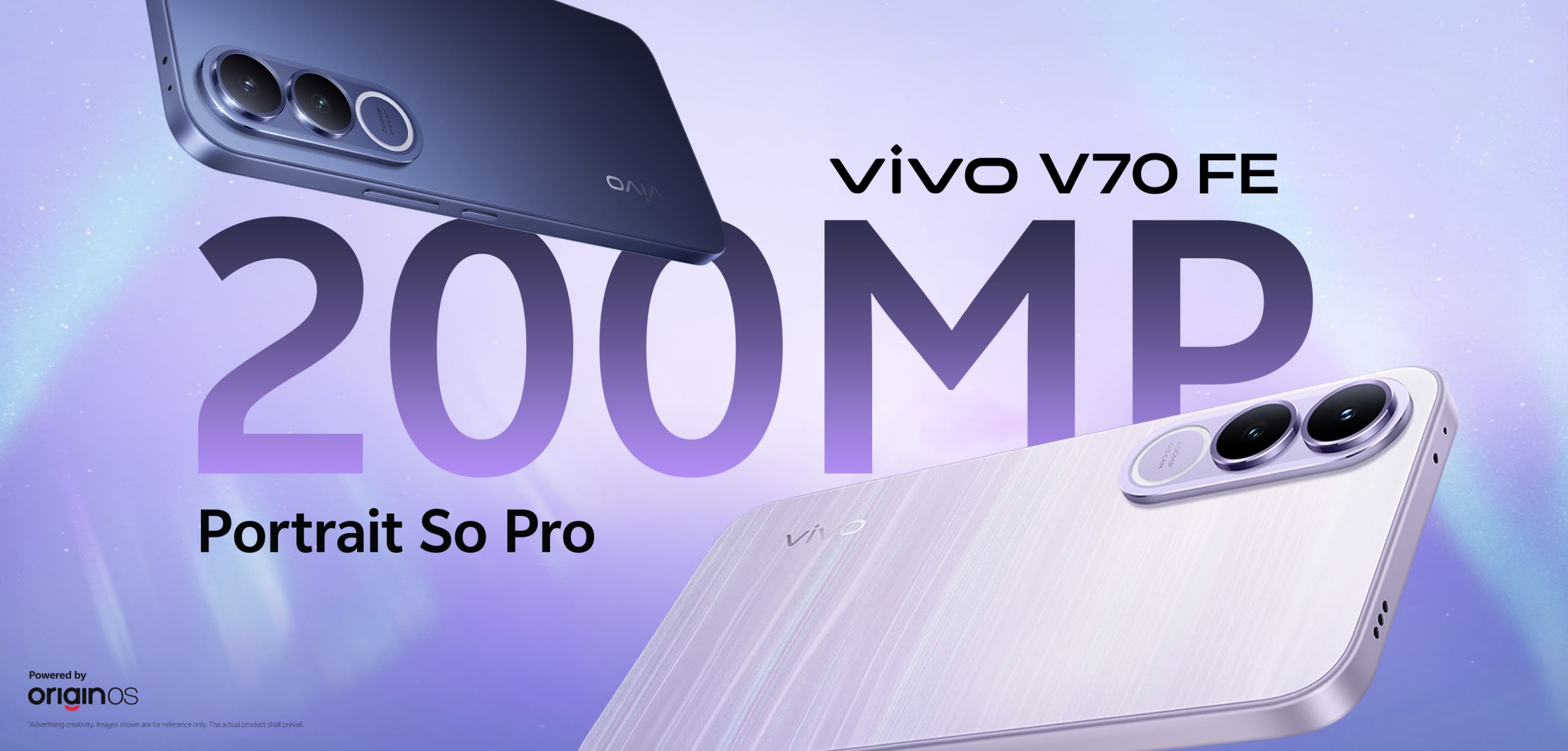 vivo V70 FE亮點規格，主打2億畫素主鏡頭與超大電量。