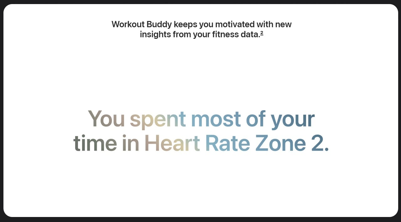 watchOS 27 Workout buddy