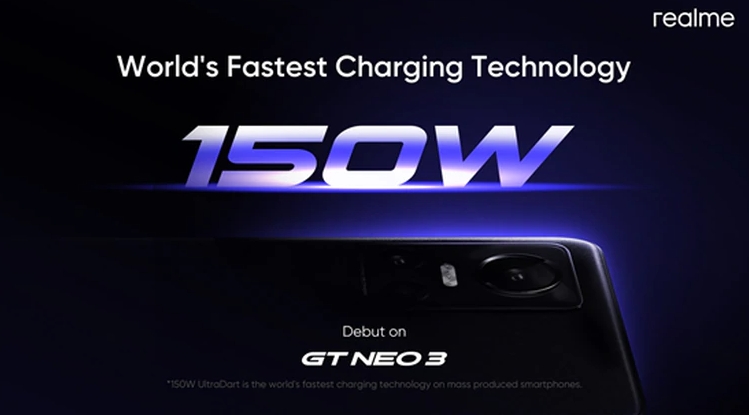 【快訊】業界最速傳說？realme 150W 閃充手機將亮相 0到50%只要5分鐘