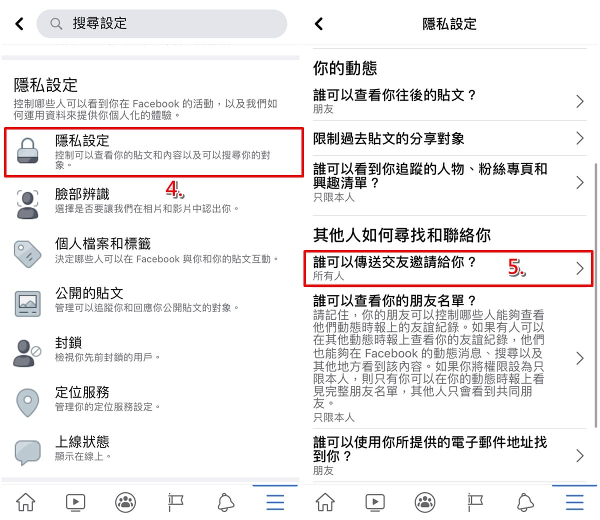 科技新知 Fb臉書如何關閉好友邀請功能 讓別人無法加你為好友 傑昇通信 挑戰手機市場最低價