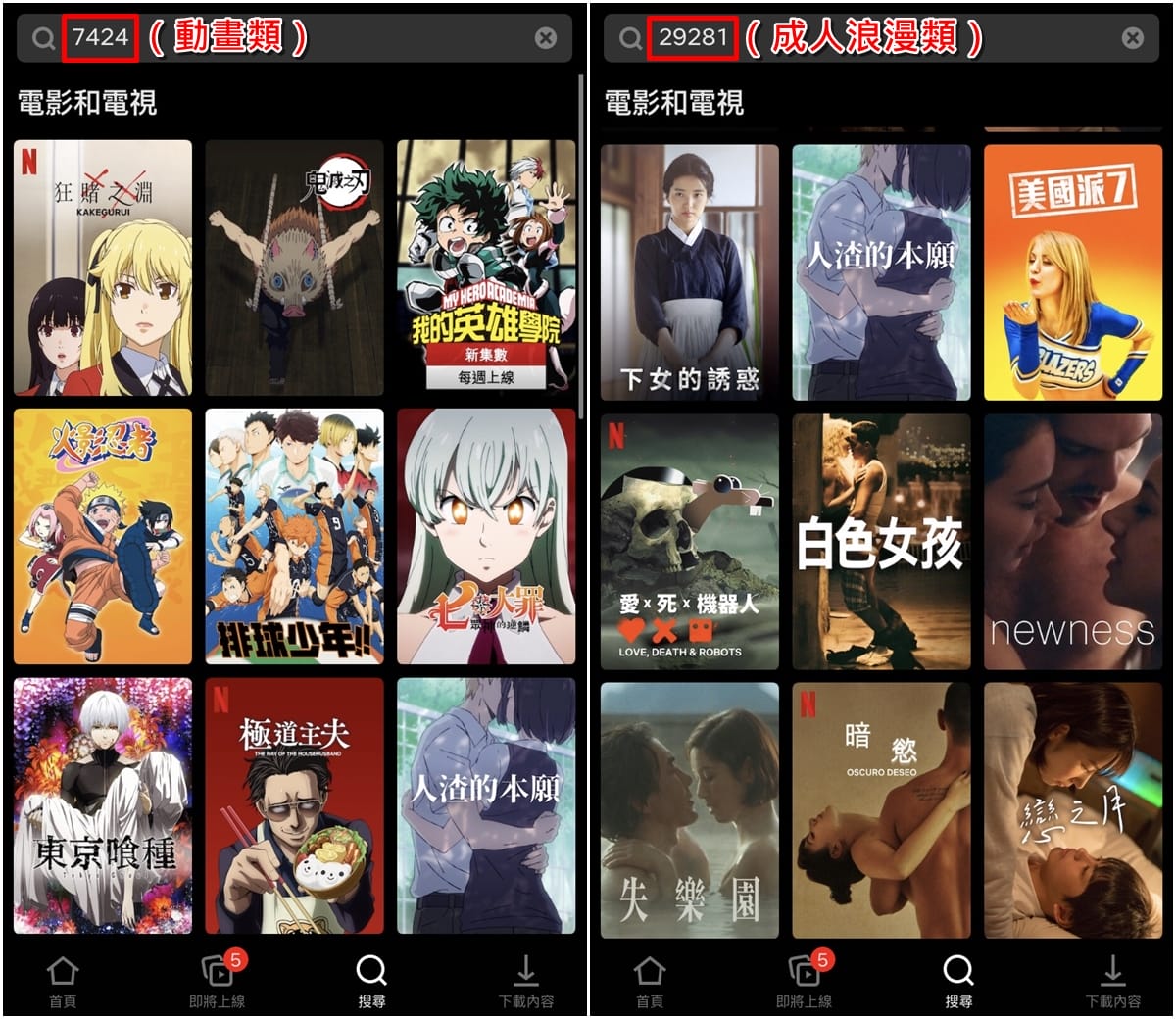 科技新知 Netflix隱藏代碼完整曝光 輸入指定密碼解鎖各國電影 恐怖片 成人片 傑昇通信 挑戰手機市場最低價