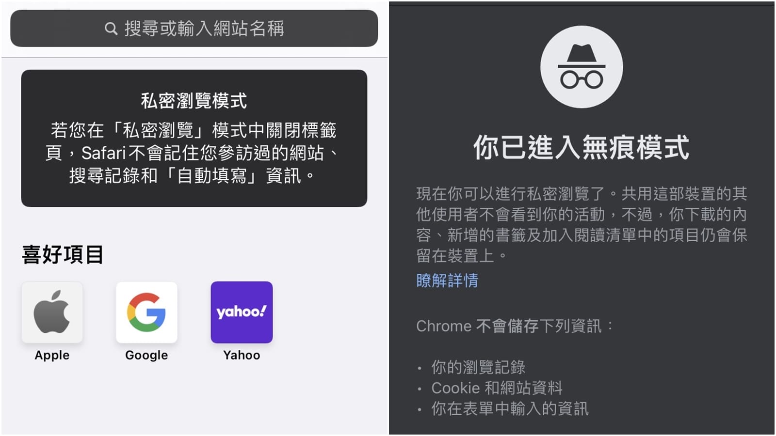 【手機專知】iPhone如何在Safari/Chrome瀏覽器開啟無痕模式？