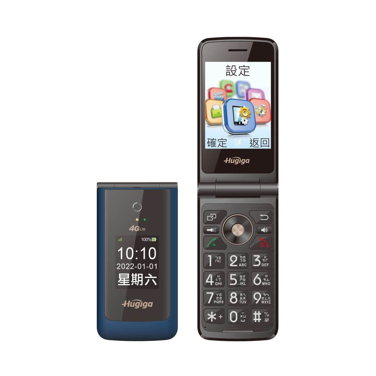 HUGIGA V8 單卡版 灰色正反面外觀圖