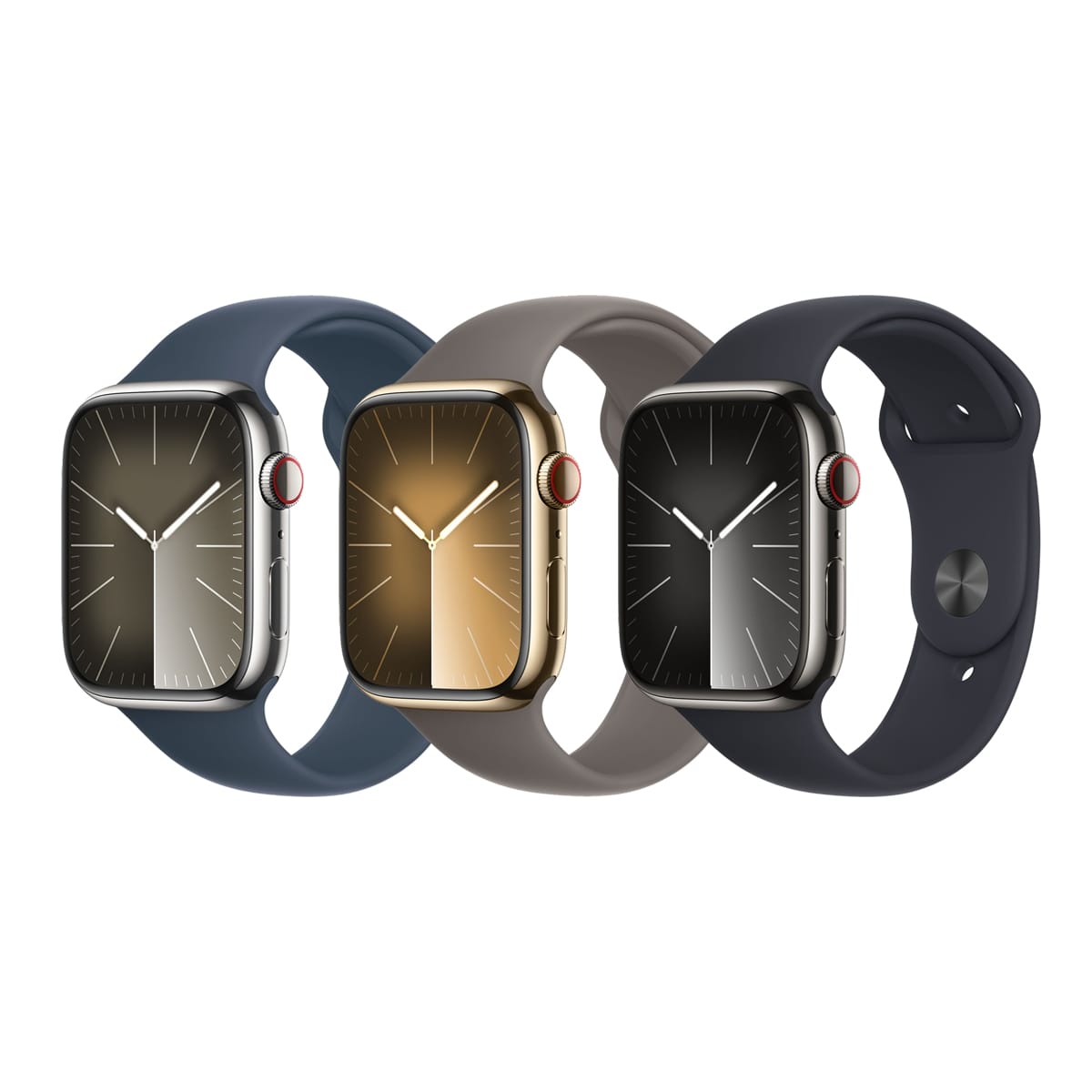 apple watch s9 lte-stainless-all