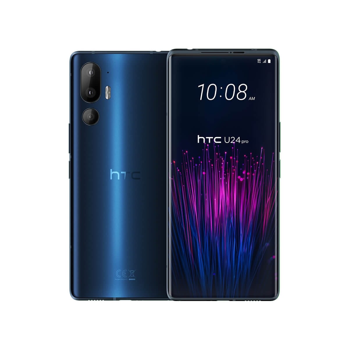 HTC U24 Pro (12G/256G) 藍色正反面外觀圖