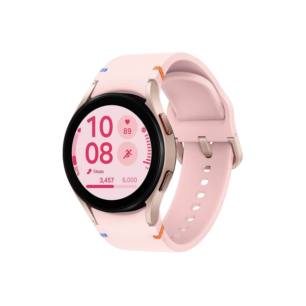 SAMSUNG Watch FE 40mm 玫瑰金正面外觀圖