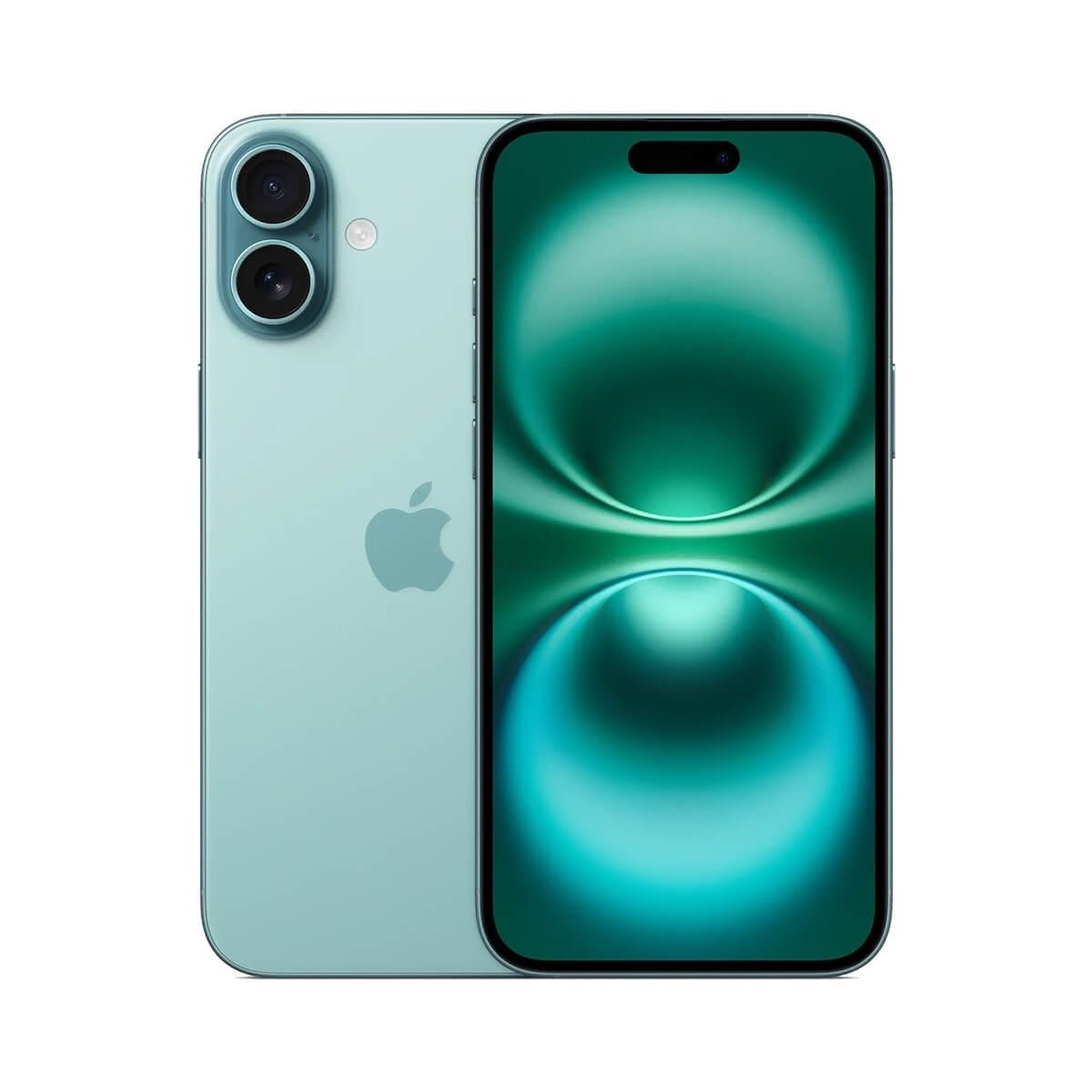 Apple iPhone 16 Plus 256GB 綠色正反面外觀圖