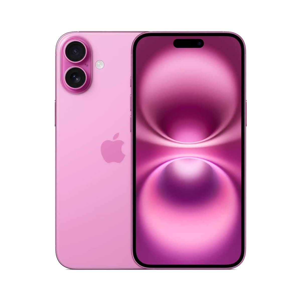 Apple iPhone 16 Plus 256GB 粉色正反面外觀圖