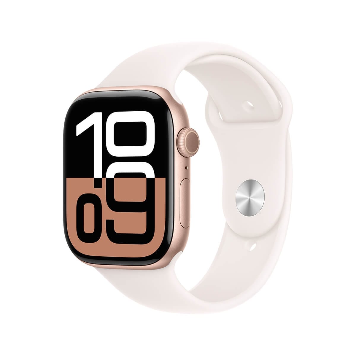Apple Watch Series 10 46mm GPS 鋁金屬 玫瑰金色(錶殼)外觀圖