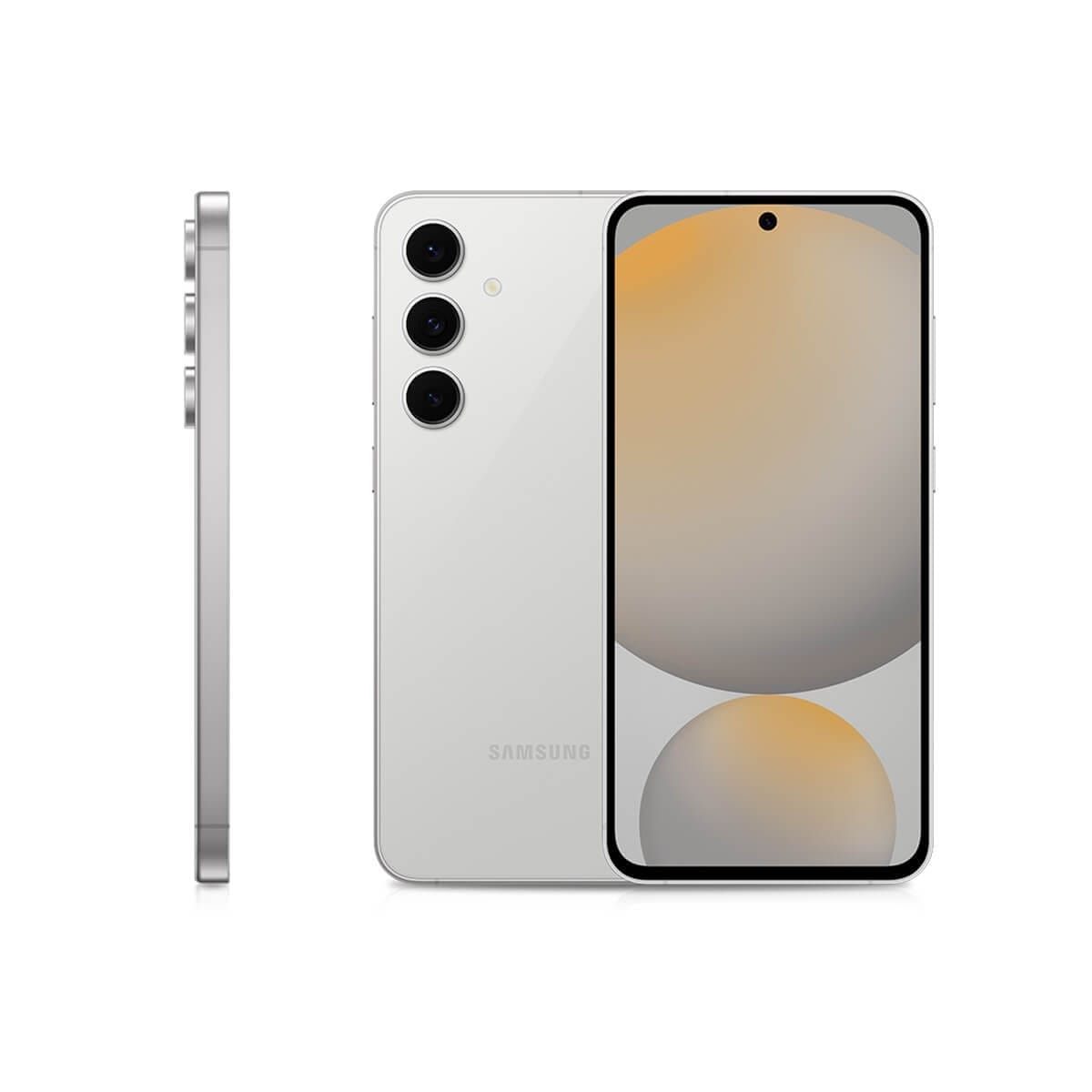 SAMSUNG S24 FE (8G/256G) 灰色正反面外觀圖