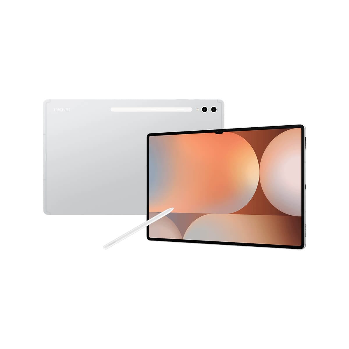SAMSUNG Tab S10 Ultra Wi-Fi (12G/256G) 鉑金銀正反面外觀圖