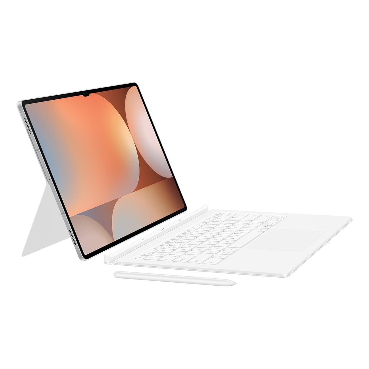SAMSUNG Tab S10 Ultra (12G/512G) 鍵盤組 鉑金銀正反面外觀圖