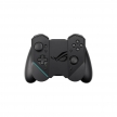 ASUS ROG Kunai Gamepad 遊戲控制器，黑色機身左右手把可拆式設計，中央 ROG 標誌，配置雙類比搖桿、方向鍵與多顆實體按鍵，支援行動裝置遊戲操作