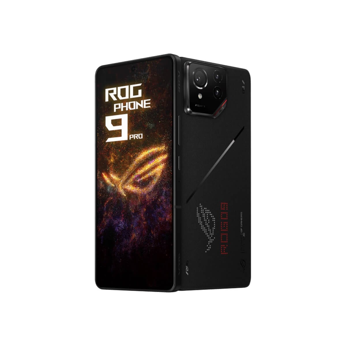 ASUS ROG Phone 9 Pro (16G/512G) 黑色正反面外觀圖