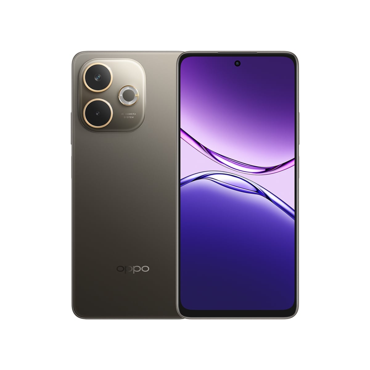 OPPO A5 Pro（6G/128G）棕色正反面外觀圖
