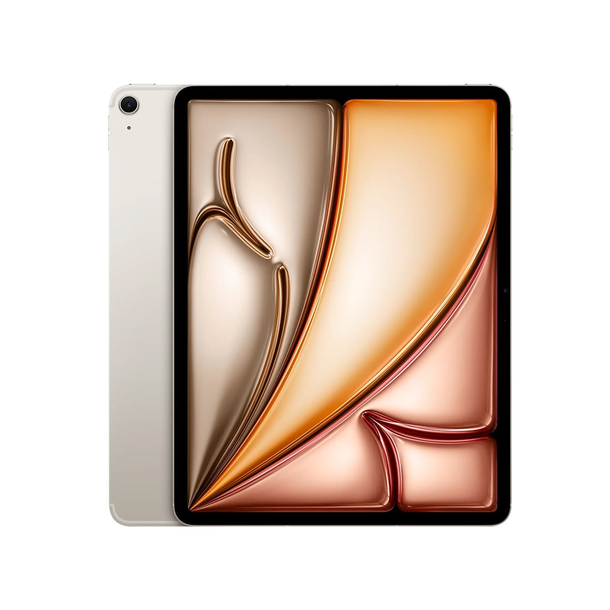 Apple iPad Air 13 吋 M3 128GB Wi-Fi 版 白色正反面外觀圖